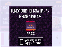 Tablet Screenshot of funkybunches.com.au